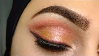 5 MINUTE Soft Glam Eye Makeup Tutorial / Rose Gold Eye Makeup Look