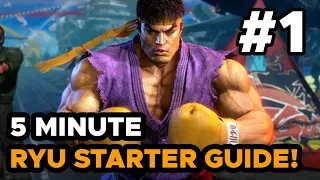 SF6 Ryu Starter Guide - Easy To Follow BNB Combos
