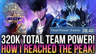 Solo Leveling Arise - How To Get Over 320k Team Power!