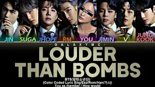 BTS(방탄소년단) 'Louder Than Bombs' (Color Coded Lyrics Eng/Esp/Rom/Han/가사) (8 MEMBERS ver.)【GALAXY MC】