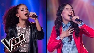 Laura canta ‘Si te molesta’ y María José canta ‘La foto de los dos’ | Súper Batallas | La Voz Teens