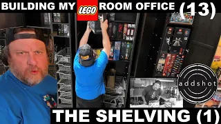 Building My Lego Room Office - (13) The Shelving (4K)