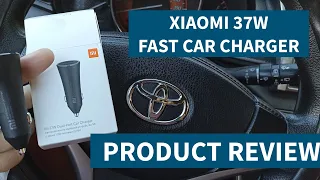 Xiaomi Mi Car Charger 37W Product Review Shopee Lazada Turbo Charger Xiaomi Poco Quick Charging 3.0
