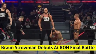 Braun Strowman Debuts At ROH Final Battle