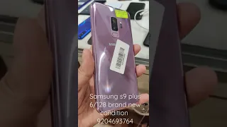 Samsung s9 plus brand new condition 6/128 gb available in purple colour