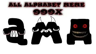 ALL Alphabet Lore Meme | Horror (A-Z) (Speed 999x)