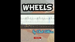 Best part of Wheels by Chet Atkins Easy Fingerstyle Guitar Tutorial Tabs