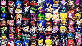 Sonic Forces Speed Battle: All 77 Characters Gameplay