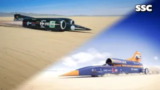 Thrust SSC VS Bloodhound SSC | The Fastest Vehicles in the world 🔥😱 | #mrhuyt #ssc #car #versus