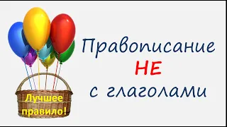 Русский язык. Правописание "НЕ "с глаголами: раздельно и слитно. Видеоурок