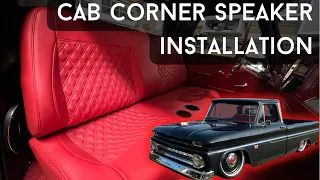 Bagged 66 C10 | Cab Corner Bracket, JBL 6x9s, and Mat66 Sound Deadener Installation Video.