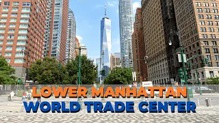 Lower Manhattan: Battery Park & World Trade Center | Walking Downtown Area of New York City | 2022