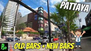 Pattaya Thailand 22/Oct/2023 Old Bars + New Bars