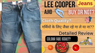 lee Cooper Jeans by Ajio || Good Jeans || But or Not || Review