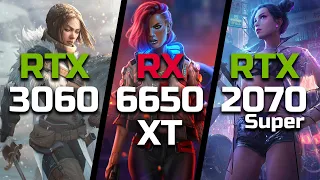 RTX 3060 vs RX 6650 XT vs RTX 2070 Super - Test in 11 Games