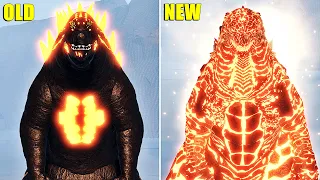 ThermoNuclear Godzilla Old vs New Remodel Comparison | Kaiju Universe