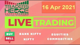 16 APR Bank Nifty & Nifty #LiveTrading #Nifty #BankNifty Live Analysis #priceaction #tradershedge