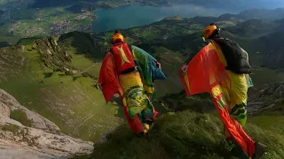 Grinding "The Crack" wingsuit base jump '21