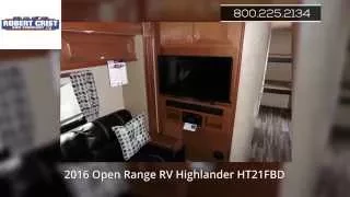 New Travel Trailer for Sale - 2016 Open Range RV Highlander HT21FBD