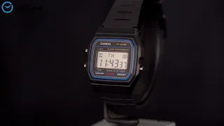 Обзор часов от эксперта: Японские наручные часы Casio Collection F-91W-1YEG с хронографом