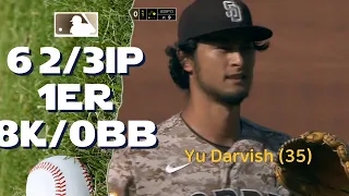 Yu Darvish ダルビッシュ 有 | April 17, 2022 | MLB highlights