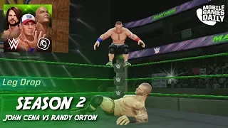 WWE MAYHEM Gameplay Walkthrough Part 2 - John Cena Season 2 (iOS Android)