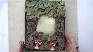 Creating a Clay Book Cover - Abstract Forest Tutorial - Part 3