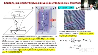 Пожидаев Е. П. "Электрооптика спиральных наноструктур жидкокристаллических сегнетоэлектриков"