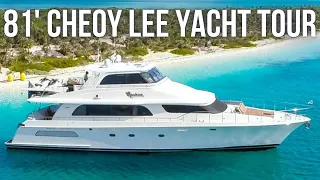 Touring a 2004 Cheoy Lee 81' Luxury Yacht