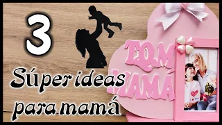 3 LINDAS IDEAS PARA EL DÍA DE LA MADRE - Manualidades con reciclaje - Crafts to give to mom