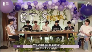 УЖИН BTS FESTA 2022 - РУССКАЯ ОЗВУЧКА. 14.06.2022