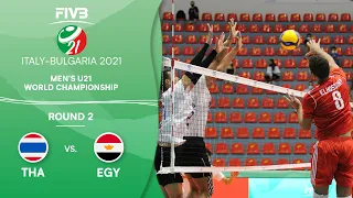 THA vs. EGY - Round 2 | Full Game | Men's U21 Volleyball World Champs 2021