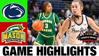 Penn State vs George Mason Highlights | NCAA Women's Basketball | 2024 College Basketball