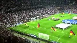 German National Anthem - Germany Vs Argentina at Frankfurt