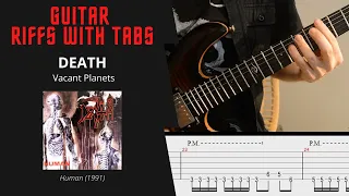 Death - Vacant Planets - Guitar riffs with tabs / cover / lesson