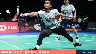 R32-🇲🇨M. AHSAN-HENDRA SETIAWAN VS 🇲🇨PRAMUDYA KUSUMAWARDANA-YEREMIA🔥‼️#denmarkopen2023