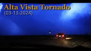 Alta Vista Wedge Tornado (03-13-2024) RAW Footage