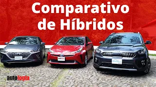 Toyota Prius vs Hyundai Ioniq vs Kia Niro - Comparativo - Desafiando al líder