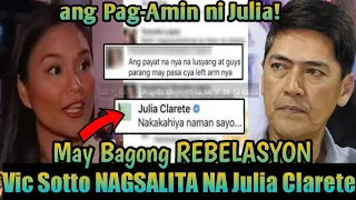 BISTADO VIC SOTTO NAGSALITA NA JULIA CLARETE may Nakakagulat na REBELASYON | RAFFY Tulfo in Action