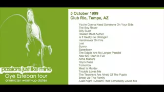 Morrissey - October 5, 1999 - Tempe, AZ, USA (Full Concert) LIVE
