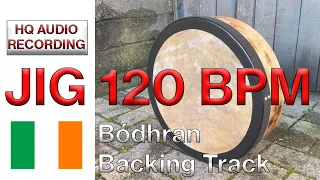 Bodhran Backing Track - Jig 120 BPM - Irish Traditional Music Drum Track