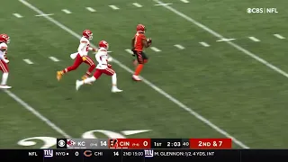Ja’Marr Chase goes for a 72 yard TD