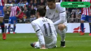 Real Madrid 5 1 Sporting Gijon Extended Highlights ● 2015/16 LaLiga ● January 17, 2016