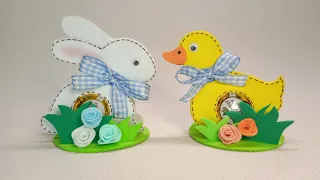 “Duck and Bunny” - Easter crafts (templates can be found on the channel in the “Community” tab)