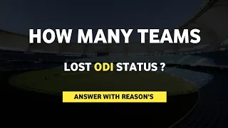 Teams To Lost ODI Status | Which Team Can Be Next ? | Associate Cricket | Daily Cricket