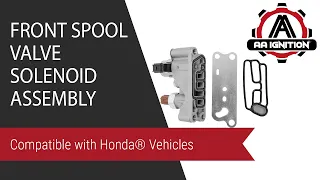 Front Spool Valve Solenoid Assembly - Compatible with Honda Vehicles