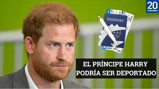 El príncipe #Harry podría ser DEPORTADO de Estados Unidos