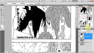 How to clean manga in high quality( naruto magazine scans)