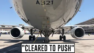 American A321 Airplane Pushback | 20,000 Sub Special!!!