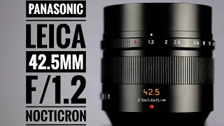 Panasonic Leica 42.5mm f/1.2 Nocticron